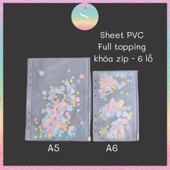 [HOTIS] Sheet PVC đựng card, sticker cho binder A7/ A6/ A5/ B5/ A4