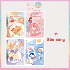 Sổ lò xo A5 kẻ ngang DUMEI sổ tay dễ thương 60 tờ/ 120 trang