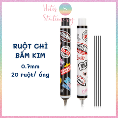 [HOTIS] Ruột bút chì bấm kim Deli ngòi 0.5/ 0.7mm HB dạng ống bấm lấy ruột tự động