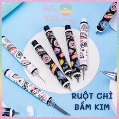 [HOTIS] Ruột bút chì bấm kim Deli ngòi 0.5/ 0.7mm HB dạng ống bấm lấy ruột tự động