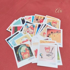 [HOTIS] Postcard PONY BROWN bưu thiếp phong cảnh các quốc gia trên thế giới - Hộp 40 tấm 5.8x7cm