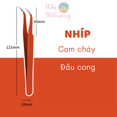 [HOTIS] Nhíp gắp sticker TWEEZERS/ KW-triO dùng trong bullet journal, nhíp gắp đầu cong đầu thẳng