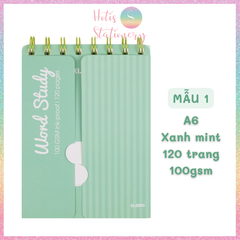 [HOTIS] Sổ học từ vựng Word Study KLong A6 - 120 trang