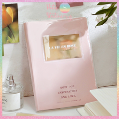 [HOTIS] Sổ tay thay đổi bìa Note For Inspiration & Love 13x18.5cm (80 tờ/ kẻ ô)