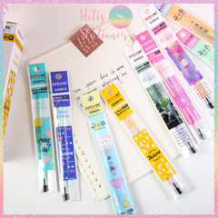 [HOTIS] Ruột bút gel thay thế dùng cho bút có nắp - Xanh/ Đen/ Đỏ - 0.35/ 0.38/ 0.5mm