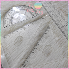 [HOTIS] Bộ thước Ê ke nhựa 4 món - MS437