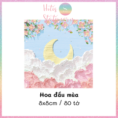 [HOTIS] [16 MẪU] Tệp 80 tờ giấy ghi chú tranh phong cảnh, giấy note hình thú đáng yêu - 8x8cm