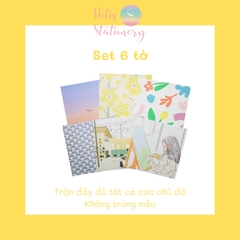 [MIX MẪU] Giấy note, giấy nền, giấy ghi chú Note for Spring Concerto (8x8cm) - 120 tờ