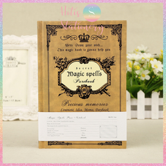 [HOTIS] Sổ tay ma thuật phong cách Châu Âu cổ điển bìa cứng - A5 21.3x14.5cm