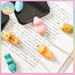 [HOTIS] Nút bảo vệ đầu cáp sạc hình động vật cute