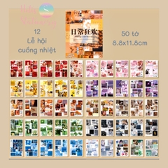 [HOTIS] 50 MẪU - Sticker dán sổ hoạt hình Colorful Dream - 50 tờ/ hộp