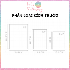 [HOTIS] Sổ lò xo bìa cứng kraft nâu đen - Khổ B5/ A5/ 32K - 50 tờ - 80gsm