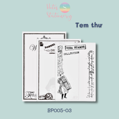 [MIX MẪU] Giấy nền vintage họa tiết khung hoa văn retro - 45 tờ
