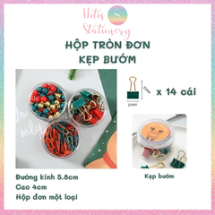 [HOTIS] Bộ Quà tặng VPP Giáng Sinh - Combo kẹp giấy, kẹp bướm, đinh ghim, nam châm, đồ bấm kim và kim bấm