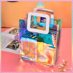[HOTIS] Túi quà tặng cầm tay hologram bling bling hot trend - 2 size