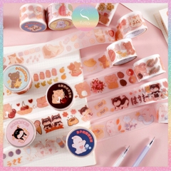 [HOTIS] Washi cuộn PVC động vật dễ thương - Dài 3m