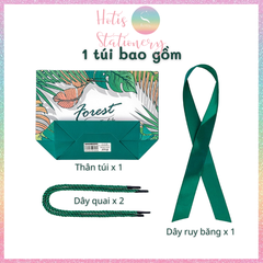 [HOTIS] Túi giấy đựng quà tặng nhiều hình xinh xắn có quai xách và tặng kèm ruy băng thắc nơ