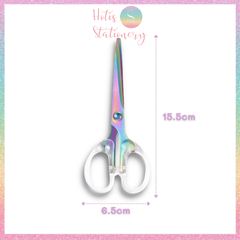 [HOTIS] Kéo cắt giấy trong suốt thiết kế xinh xắn, màu sắc sang chảnh