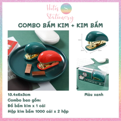 [HOTIS] Bộ Quà tặng VPP Giáng Sinh - Combo kẹp giấy, kẹp bướm, đinh ghim, nam châm, đồ bấm kim và kim bấm