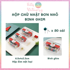[HOTIS] Bộ Quà tặng VPP Giáng Sinh - Combo kẹp giấy, kẹp bướm, đinh ghim, nam châm, đồ bấm kim và kim bấm