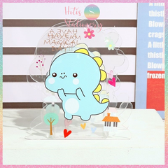 [HOTIS] Ống đựng bút acrylic trong suốt để bàn, hộp đựng cọ trang điểm - Nhiều hình dễ thương