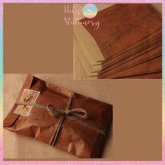 [HOTIS] Phong bì, bìa thư giấy kraft cổ điển vintage 16x11cm EN001