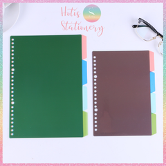 [HOTIS] Bìa phân trang nhiều màu - Phụ kiện sổ còng binder A5/ B5/ A4