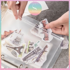 [HOTIS] White Binder - Bìa còng A6/ A5/ B5/ A4 (Không kèm giấy)