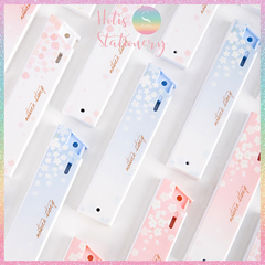 [HOTIS] Ruột bút chì bấm kim Deli ngòi 0.5/ 0.7mm HB dạng hộp bấm hoa anh đào