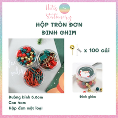 [HOTIS] Bộ Quà tặng VPP Giáng Sinh - Combo kẹp giấy, kẹp bướm, đinh ghim, nam châm, đồ bấm kim và kim bấm