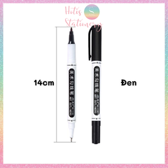 [HOTIS] Bút lông dầu 2 đầu HAOCAI Art Outliners không lem, chống nước