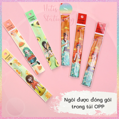 [HOTIS] Ruột bút gel thay thế dùng cho bút có nắp - Xanh/ Đen/ Đỏ - 0.35/ 0.38/ 0.5mm