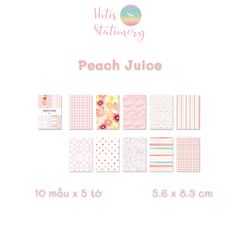 [MIX MẪU] Giấy nền vintage họa tiết cổ điển Sweetness (5.6x8.3cm) - 50 tờ