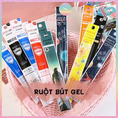 [HOTIS] Ruột bút gel thay thế dùng cho bút có nắp - Xanh/ Đen/ Đỏ - 0.35/ 0.38/ 0.5mm