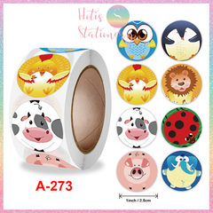 [HOTIS] Sticker Cuộn 500 Nhãn Dán Khen Thưởng Học Sinh - Tạo Động Lực, Kích Thích Học Tập, Phù Hợp Giáo Viên & Phụ Huynh