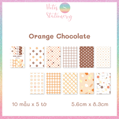 [HOTIS] [MIX MẪU] Giấy nền vintage họa tiết cổ điển Semi Sweet (5.6x8.3cm) - 50 tờ