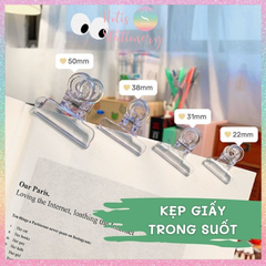 [HOTIS] Kẹp giấy trong suốt, kẹp tài liệu, hồ sơ, giấy tờ dùng cho học sinh, sinh viên, nvvp