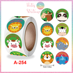 [HOTIS] Sticker Cuộn 500 Nhãn Dán Khen Thưởng Học Sinh - Tạo Động Lực, Kích Thích Học Tập, Phù Hợp Giáo Viên & Phụ Huynh