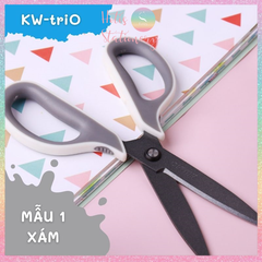 [HOTIS] Kéo cắt giấy KW-triO bằng thép không gỉ mạ titan - Đặc biết cắt băng keo không bị dính - Hàng cao cấp - Dài 17.5cm
