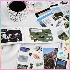 [HOTIS] Sổ sticker phong cảnh trang trí sổ làm bullet journal size A6 - 20 tờ