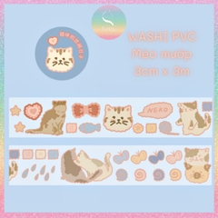 [HOTIS] Washi cuộn PVC động vật dễ thương - Dài 3m