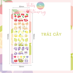 [HOTIS] [17 MẪU] Sticker trang trí card, toploader phong cách Hàn Quốc cán màng lấp lánh