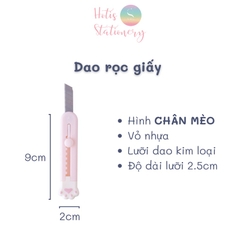 [HOTIS] Dao rọc giấy hình gà con, chân mèo, chân gấu, đám mây siêu dễ thương