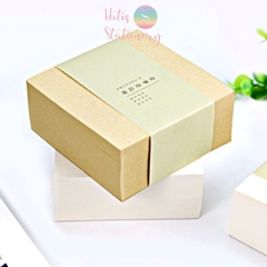 [HOTIS] Giấy ghi chú, giấy note basic trơn - Kraft/ Trắng ngà - 270 tờ