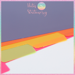 [HOTIS] Bìa phân trang nhiều màu - Phụ kiện sổ còng binder A5/ B5/ A4