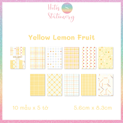 [HOTIS] [MIX MẪU] Giấy nền vintage họa tiết cổ điển Semi Sweet (5.6x8.3cm) - 50 tờ