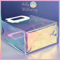 [HOTIS] Túi quà tặng cầm tay hologram bling bling hot trend - 2 size