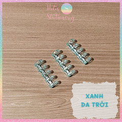 [HOTIS] Thanh còng mini 5 còng - Binder A7/ A6/ A5/ B5/ A4