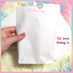 [HOTIS] Combo 100 túi giấy trắng size 12x15cm