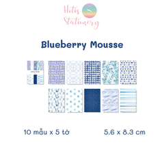 [MIX MẪU] Giấy nền vintage họa tiết cổ điển Sweetness (5.6x8.3cm) - 50 tờ